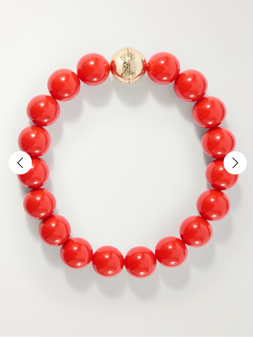 Carolina Herrera Resin Bead Necklace